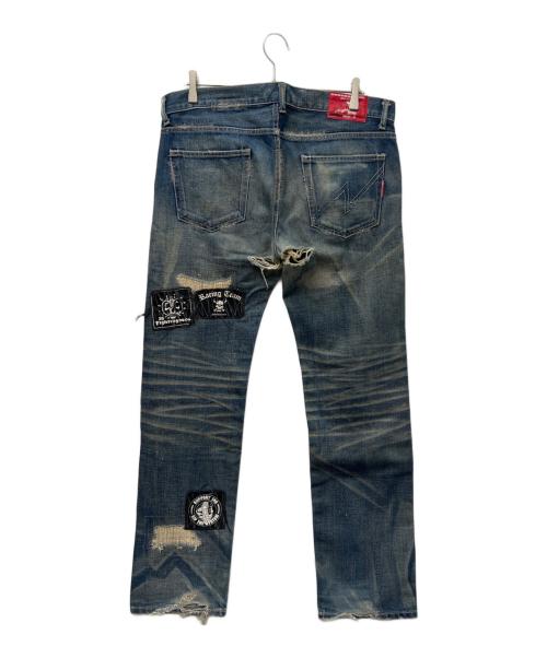 NEIGHBORHOOD（ネイバーフッド）NEIGHBORHOOD (ネイバーフッド) METAL SAVAGE NARROW インディゴ サイズ:Ｌの古着・服飾アイテム