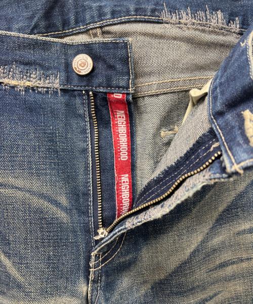 NEIGHBORHOOD（ネイバーフッド）NEIGHBORHOOD (ネイバーフッド) METAL SAVAGE NARROW インディゴ サイズ:Ｌの古着・服飾アイテム