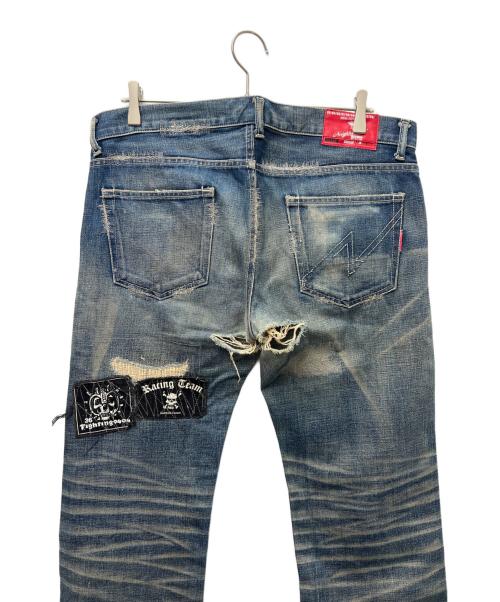 NEIGHBORHOOD（ネイバーフッド）NEIGHBORHOOD (ネイバーフッド) METAL SAVAGE NARROW インディゴ サイズ:Ｌの古着・服飾アイテム