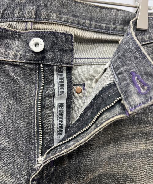 NEIGHBORHOOD（ネイバーフッド）NEIGHBORHOOD (ネイバーフッド) ナローデニムパンツ ブラック サイズ:Ｌの古着・服飾アイテム