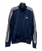 adidasアディダス）の古着「トラックジャケット」｜ネイビー