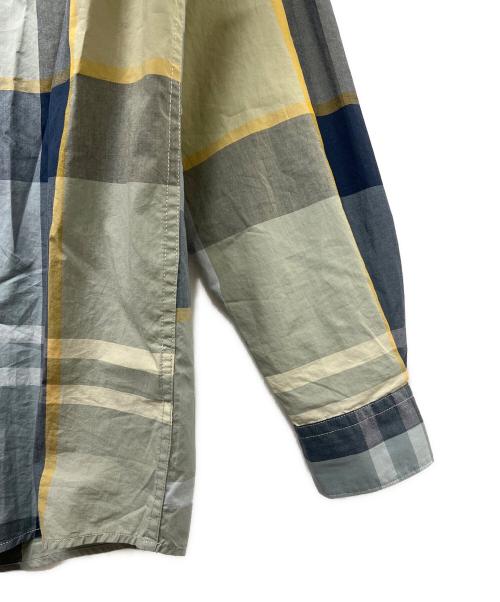 Barbour（バブアー）Barbour (バブアー) Harris タータンチェック シャツ グレー×イエロー サイズ:Ｌの古着・服飾アイテム