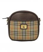 Burberry'sバーバリーズ）の古着「ショルダーバッグ」｜ベージュ×ブラウン