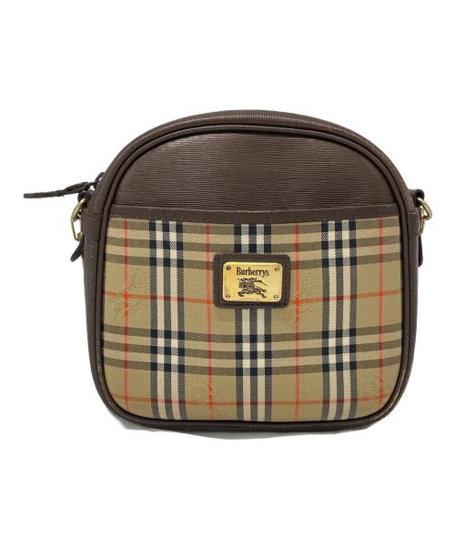 Burberry's（バーバリーズ）Burberry's (バーバリーズ) ショルダーバッグ ベージュ×ブラウンの古着・服飾アイテム