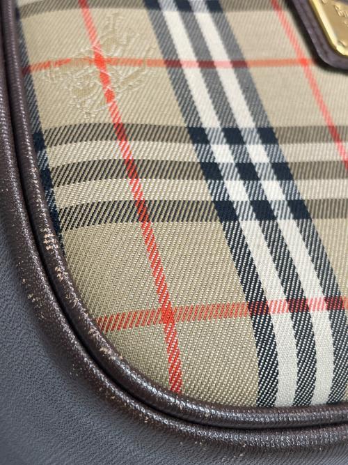 Burberry's（バーバリーズ）Burberry's (バーバリーズ) ショルダーバッグ ベージュ×ブラウンの古着・服飾アイテム
