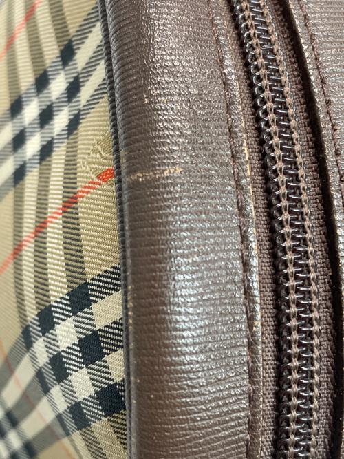 Burberry's（バーバリーズ）Burberry's (バーバリーズ) ショルダーバッグ ベージュ×ブラウンの古着・服飾アイテム