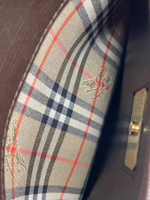 Burberry's（バーバリーズ）Burberry's (バーバリーズ) ショルダーバッグ ベージュ×ブラウンの古着・服飾アイテム