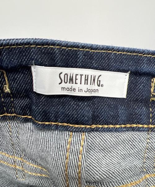 Something（サムシング）Something (サムシング) LISAレースアップワイドデニムパンツ インディゴ サイズ:ＸＳの古着・服飾アイテム