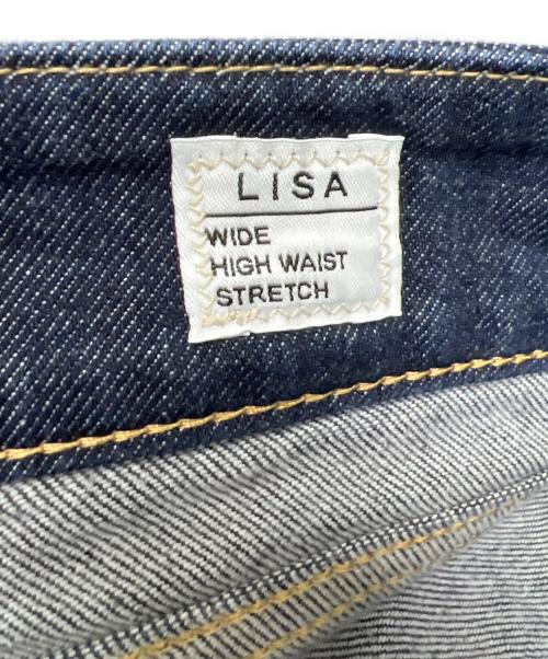 Something（サムシング）Something (サムシング) LISAレースアップワイドデニムパンツ インディゴ サイズ:ＸＳの古着・服飾アイテム