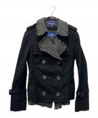 BURBERRY BLUE LABELバーバリー ブルー レーベル）の古着「ショートトレンチ」｜ブラック