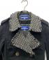 中古・古着 BURBERRY BLUE LABEL (バーバリー ブルー レーベル) ショートトレンチ ブラック サイズ:３８：7000円