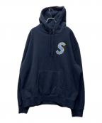 SUPREMEシュプリーム）の古着「S Logo Hooded Sweatshirt」｜ネイビー