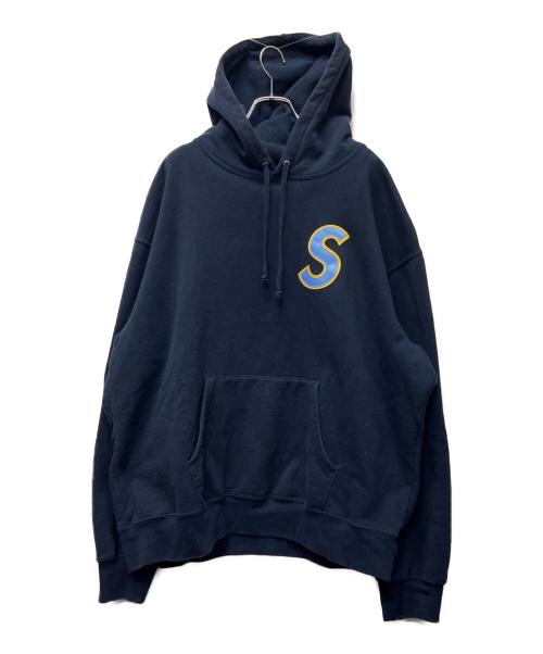 SUPREME（シュプリーム）SUPREME (シュプリーム) S Logo Hooded Sweatshirt ネイビー サイズ:ＸＬの古着・服飾アイテム