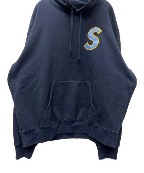 SUPREME（シュプリーム）SUPREME (シュプリーム) S Logo Hooded Sweatshirt ネイビー サイズ:ＸＬの古着・服飾アイテム