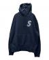 SUPREME（シュプリーム）の古着「S Logo Hooded Sweatshirt」｜ネイビー