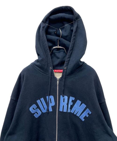 SUPREME（シュプリーム）SUPREME (シュプリーム) Arc Thermal Lined zip up Hooded Sweatshirt ネイビー サイズ:ＸＬの古着・服飾アイテム