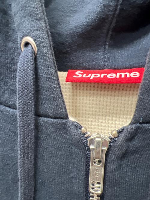 SUPREME（シュプリーム）SUPREME (シュプリーム) Arc Thermal Lined zip up Hooded Sweatshirt ネイビー サイズ:ＸＬの古着・服飾アイテム