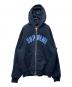SUPREME（シュプリーム）の古着「Arc Thermal Lined zip up Hooded Sweatshirt」｜ネイビー
