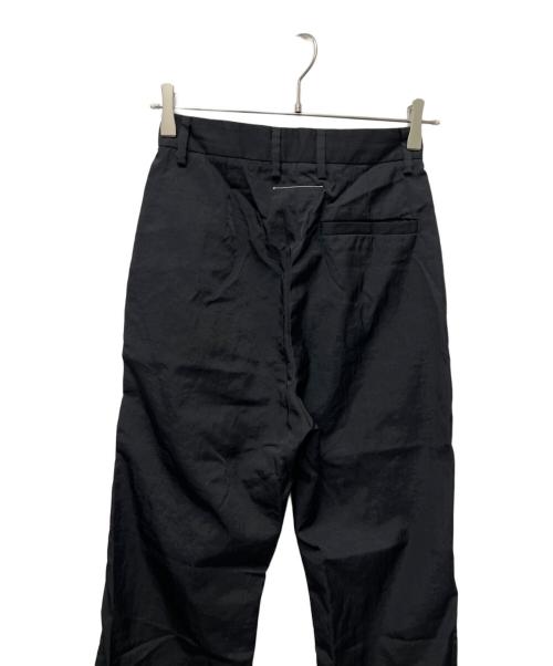 MM6 Maison Margiela（エムエムシックスメゾンマルジェラ）MM6 Maison Margiela (エムエムシックスメゾンマルジェラ) ナイロンパンツ ブラック サイズ:３６の古着・服飾アイテム