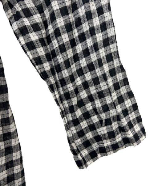 SOIL（ソイル）SOIL (ソイル) チェックワンピース ブラック×ホワイト サイズ:２の古着・服飾アイテム