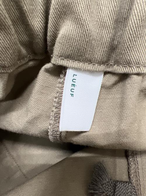 lueuf（ルフ）lueuf (ルフ) バルーンパンツ ベージュ サイズ:FREEの古着・服飾アイテム