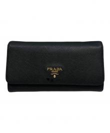 PRADA（プラダ）の古着「長財布」｜ブラック
