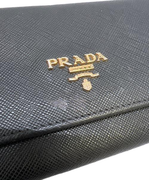 PRADA（プラダ）PRADA (プラダ) 長財布 ブラックの古着・服飾アイテム