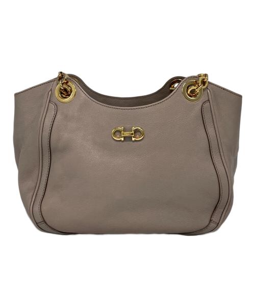 Salvatore Ferragamo（サルヴァトーレ フェラガモ）Salvatore Ferragamo (サルヴァトーレ フェラガモ) バッグ ベージュの古着・服飾アイテム