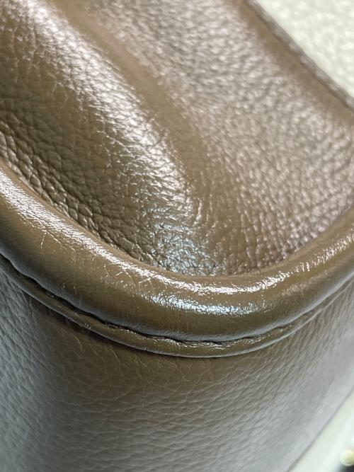 LOEWE（ロエベ）LOEWE (ロエベ) ハンドバッグ ベージュ×ブラウンの古着・服飾アイテム