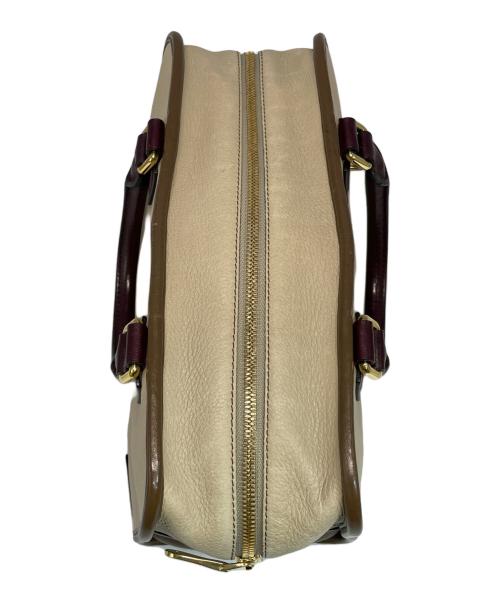 LOEWE（ロエベ）LOEWE (ロエベ) ハンドバッグ ベージュ×ブラウンの古着・服飾アイテム