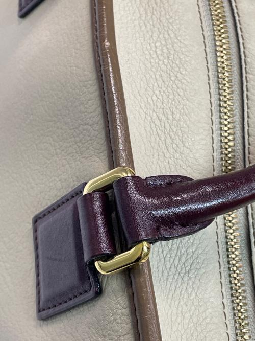LOEWE（ロエベ）LOEWE (ロエベ) ハンドバッグ ベージュ×ブラウンの古着・服飾アイテム