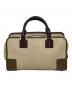 LOEWE（ロエベ）の古着「ハンドバッグ」｜ベージュ×ブラウン