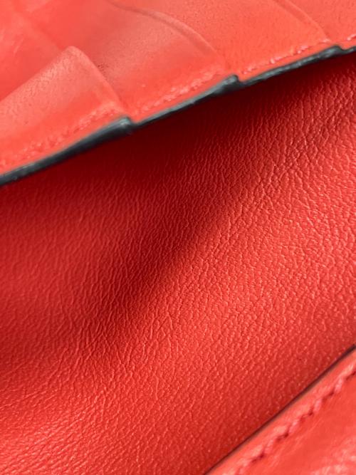 LOEWE（ロエベ）LOEWE (ロエベ) 3つ折り財布 オレンジの古着・服飾アイテム