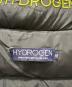 中古・古着 HYDROGEN (ハイドロゲン) ダウンベスト グリーン×ブラック サイズ:ＸＬ：8000円