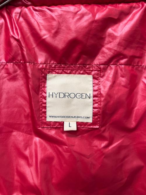 HYDROGEN（ハイドロゲン）HYDROGEN (ハイドロゲン) ダウンジャケット レッド サイズ:Ｌの古着・服飾アイテム
