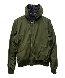 DIESEL（ディーゼル）の古着「フーデッドジャケット」｜グリーン