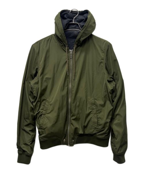 DIESEL（ディーゼル）DIESEL (ディーゼル) フーデッドジャケット グリーン サイズ:Ｌの古着・服飾アイテム
