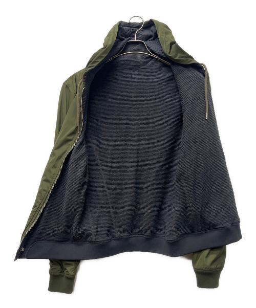 DIESEL（ディーゼル）DIESEL (ディーゼル) フーデッドジャケット グリーン サイズ:Ｌの古着・服飾アイテム