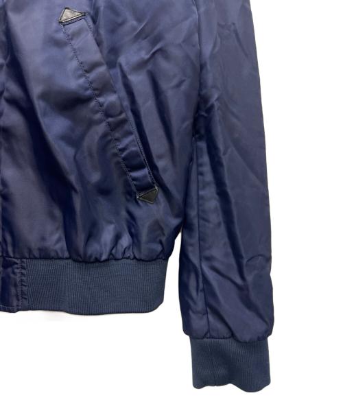 DIESEL（ディーゼル）DIESEL (ディーゼル) ボンバージャケット ネイビー×レッド サイズ:ＸＬの古着・服飾アイテム