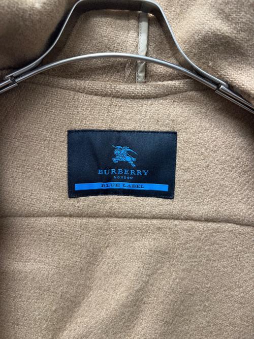 BURBERRY BLUE LABEL（バーバリー ブルー レーベル）BURBERRY BLUE LABEL (バーバリー ブルー レーベル) ダッフルコート ベージュ サイズ:Ｌの古着・服飾アイテム