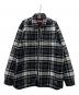 SUPREME（シュプリーム）の古着「Quilted Flannel Zip Up Shirt」｜ブラック×ホワイト