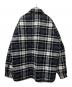 SUPREME (シュプリーム) Quilted Flannel Zip Up Shirt ブラック×ホワイト サイズ:ＸＬ：25000円