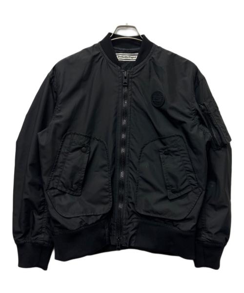 Onitsuka Tiger（オニツカタイガー）Onitsuka Tiger (オニツカタイガー) ボンバージャケット ブラック サイズ:Ｓの古着・服飾アイテム