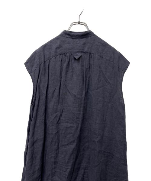 MARGARET HOWELL（マーガレットハウエル）MARGARET HOWELL (マーガレットハウエル) ノースリーブワンピース ネイビー サイズ:FREEの古着・服飾アイテム
