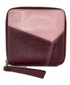 LOEWEロエベ）の古着「2つ折り財布」｜ピンク×ボルドー