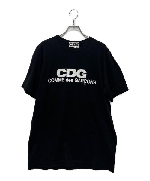 CDG（シーディージー）CDG (シーディージー) 半袖カットソー ブラック サイズ:XXLの古着・服飾アイテム