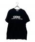 CDG（シーディージー）の古着「半袖カットソー」｜ブラック