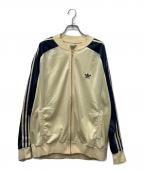 adidasアディダス）の古着「トラックジャケット」｜イエロー×ネイビー
