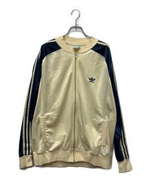 adidas（アディダス）の古着「トラックジャケット」｜イエロー×ネイビー