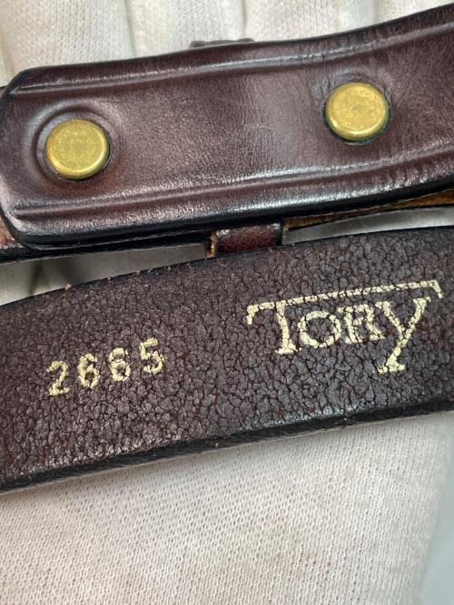 TORY LEATHER（トリーレザー）TORY LEATHER (トリーレザー) ベルト ブラウンの古着・服飾アイテム